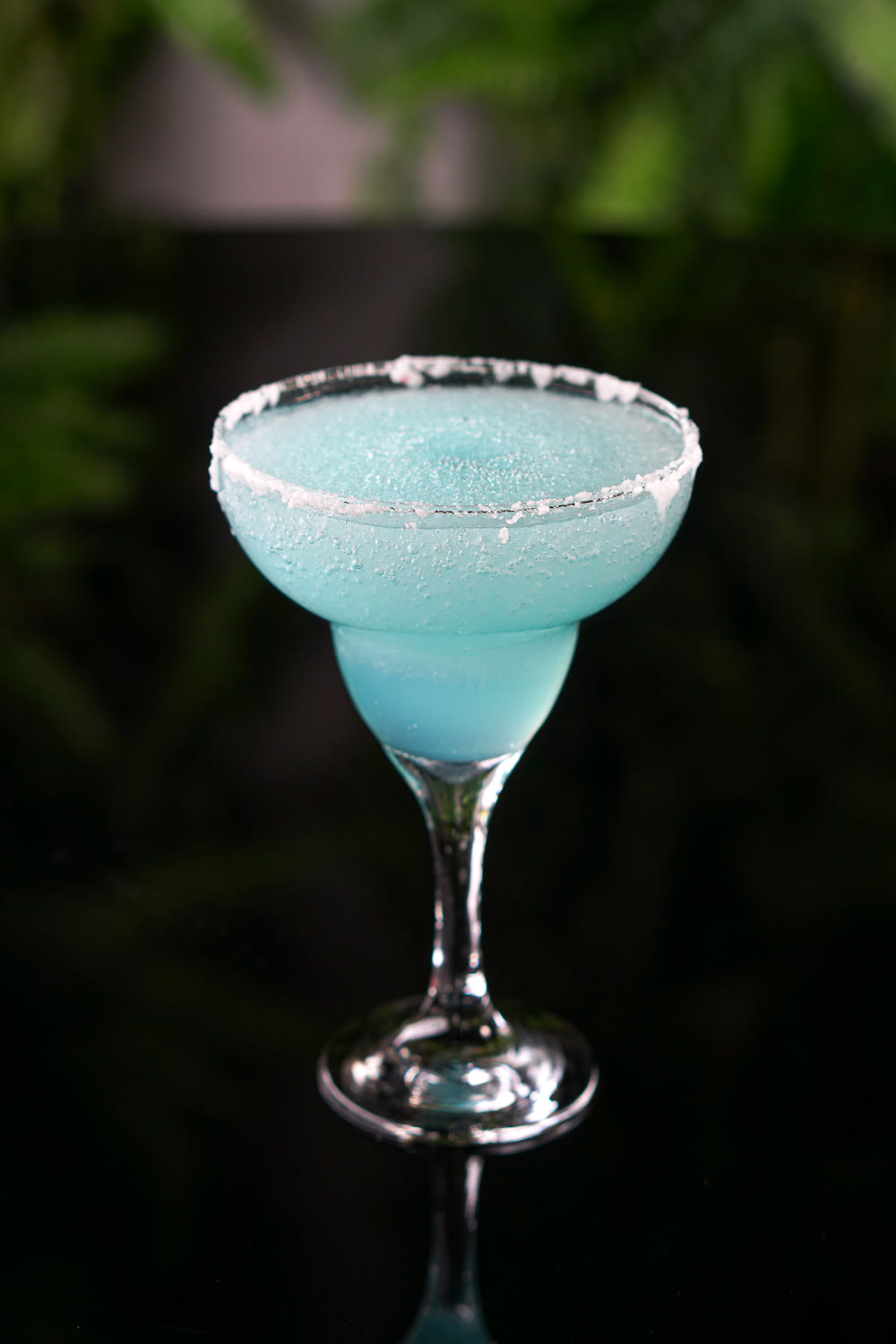 Blue Margarita com borda de sal